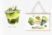 Watercolor Matcha, a Food Illustration by Budogoshch (Thumbnail 4 of 6)