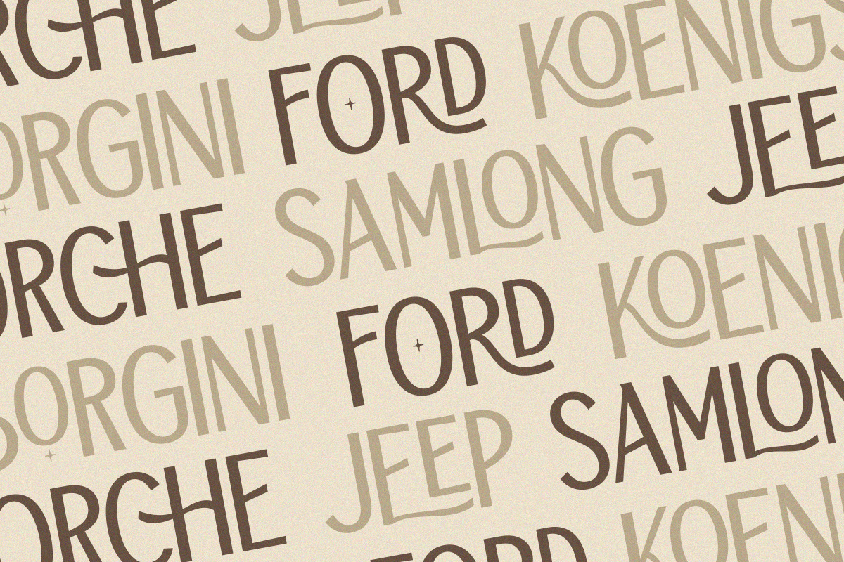 TBJ Orcherum | Unique Ligatures, a Sans Serif Font by Taboja Studio (Photo 5 of 10)