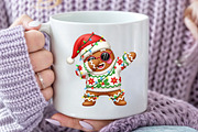 Christmas Gingerbread Dabbing, an Illustration by Craft Nest (Thumbnail 5 of 6)