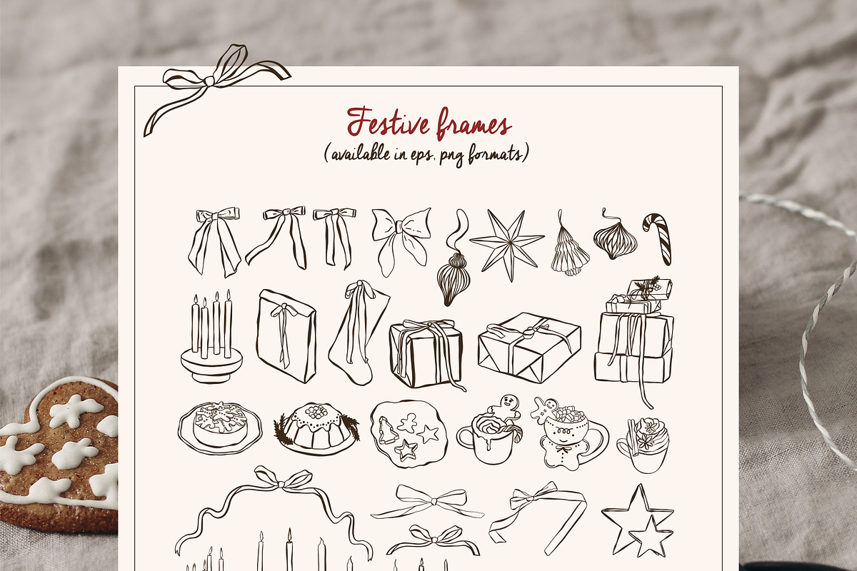 La Dolce vita Whimsy Christmas, a Seasonal Illustration by lokko studio (Photo 4 of 12)