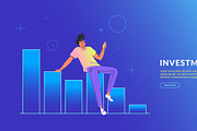 Mobile App for banking and investing, a Finance Illustration by Julia Tim (Thumbnail 4 of 6)