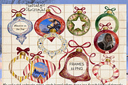 Christmas Watercolor Scrapbook Kit, a Background Graphic by DreamoraArt (Thumbnail 4 of 6)