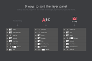 ReOrder - Layer Panel Sorting Kit, a Plug-in Add-On by h3design (Thumbnail 8 of 8)