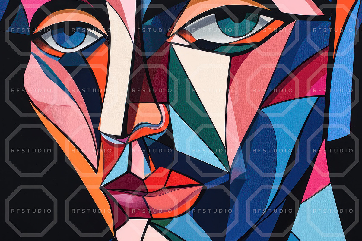 MOSAIC VISAGE. Seamless Bundle, a Texture Illustration by RefinedFantasyStudio (Photo 7 of 9)