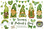 Gnomes st. Patrick's Day Collection., a Decorative Illustration by Kira Konoshenko (Thumbnail 1 of 14)