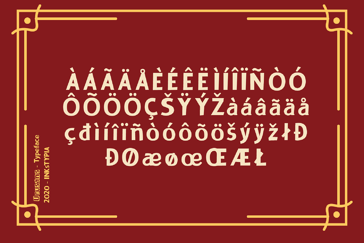Urusans, a Sans Serif Font by INKsTYPIA (Photo 8 of 9)