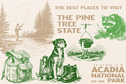 Vintage Outdoor Camping illustration, an Object Illustration by Nocturnal Wolf (Thumbnail 4 of 18)