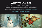 50 Whimsical Christmas Prompts, an Object Graphic by MadeByAI Studio (Thumbnail 2 of 6)