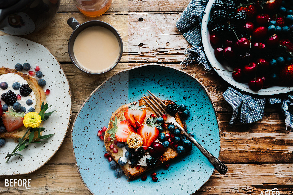 Oneday : Food Lightroom presets preview 5