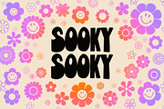 Psychedelitype Sooky - 3 font family, a Sans Serif Font by Dear Darling Design (Thumbnail 6 of 8)