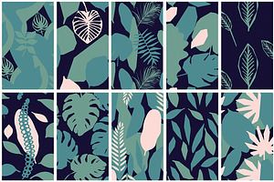 Jungle Seamless Vector Patterns