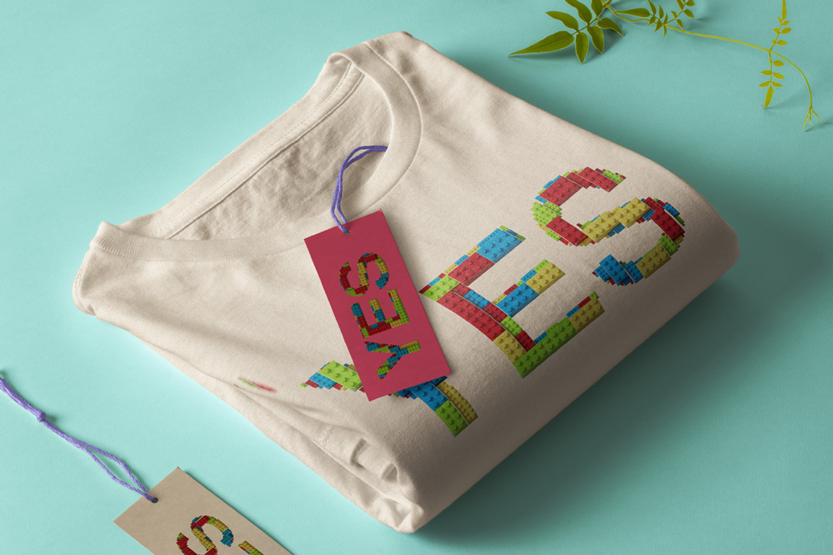 Lego Scatter Font, a Font by Handmadefont (Photo 5 of 9)