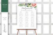 Wedding set - Tropical blossom, an Invitation Template by Alewiena (Thumbnail 9 of 14)