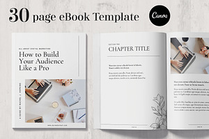 Minimal eBook Template for Canva