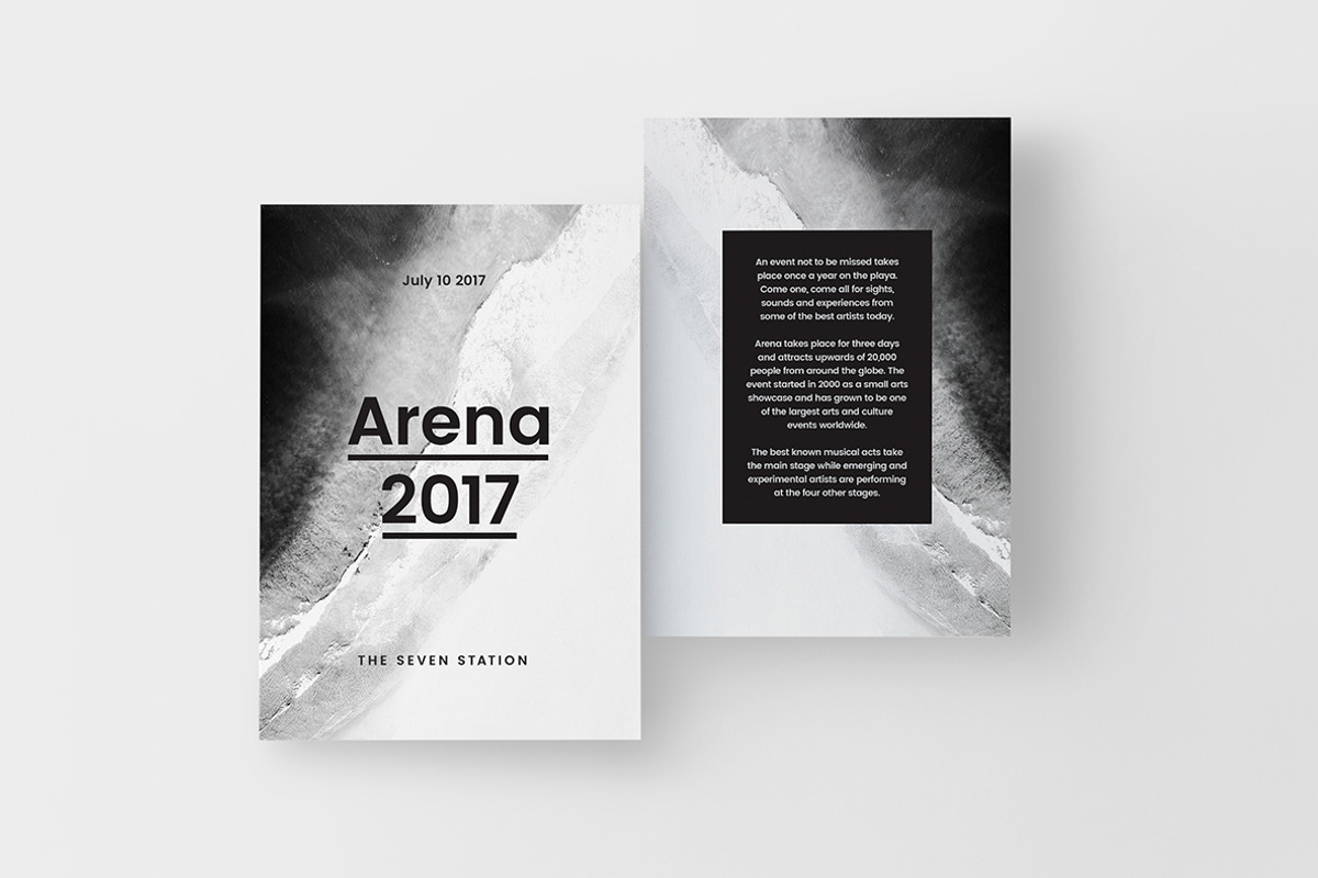 Minimal Flyer Kit, a Flyer Template by Viaduc (Photo 3 of 10)