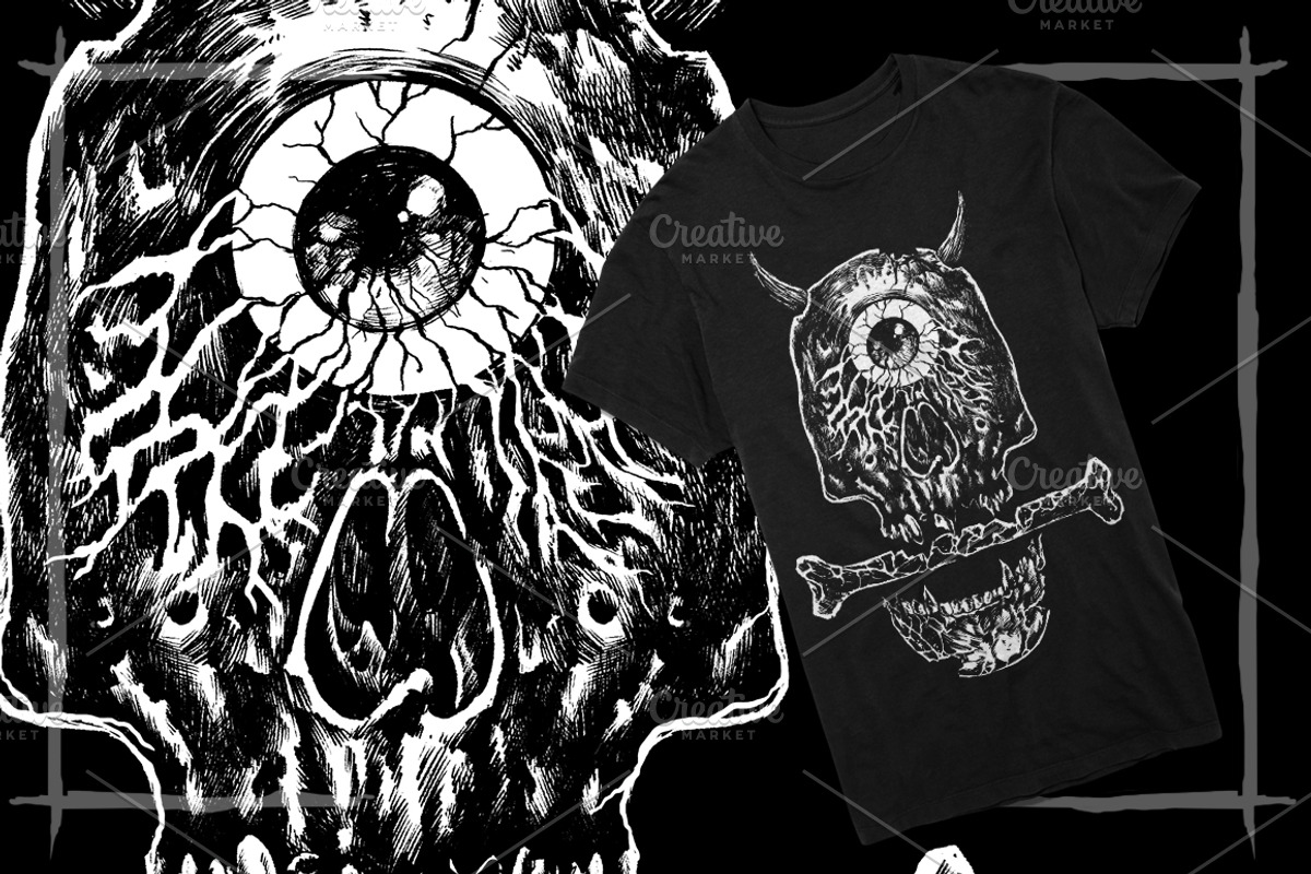 Gothic Art for Apparel & Merch, an Object Illustration by Design by sebrodbrick (Photo 9 of 14)