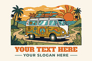 Retro summer travel illustration, an Object Illustration by nandinigraphics (Thumbnail 2 of 3)