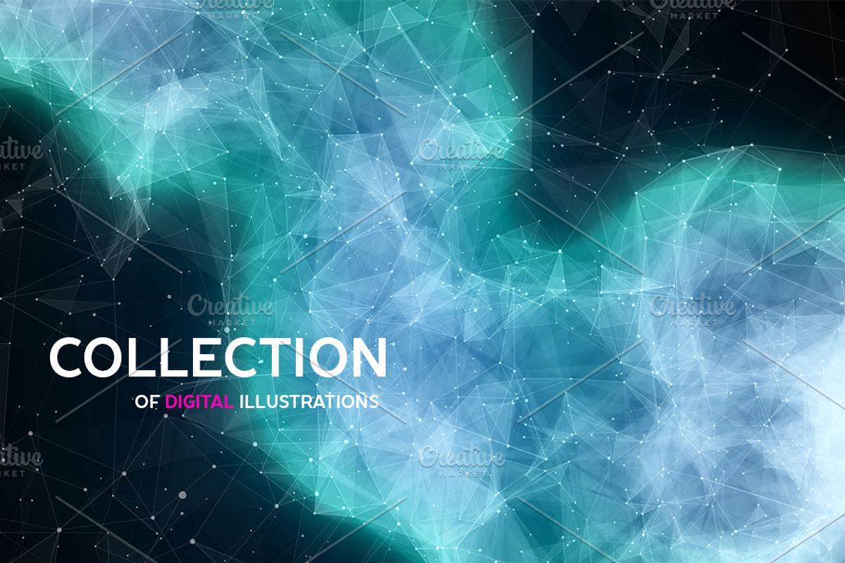 Abstract space backgrounds, an Illustration by Julvil (Photo 8 of 8)