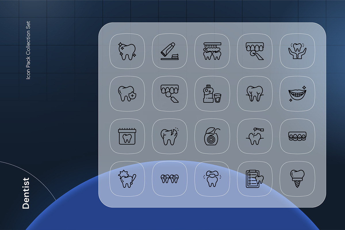 Dentist Icon, an Outline Icon by Nathaya Studio (Photo 2 of 2)