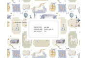 Wizard Unicorn Fantasy pattern, a Pattern Graphic by Milatoo (Thumbnail 2 of 3)