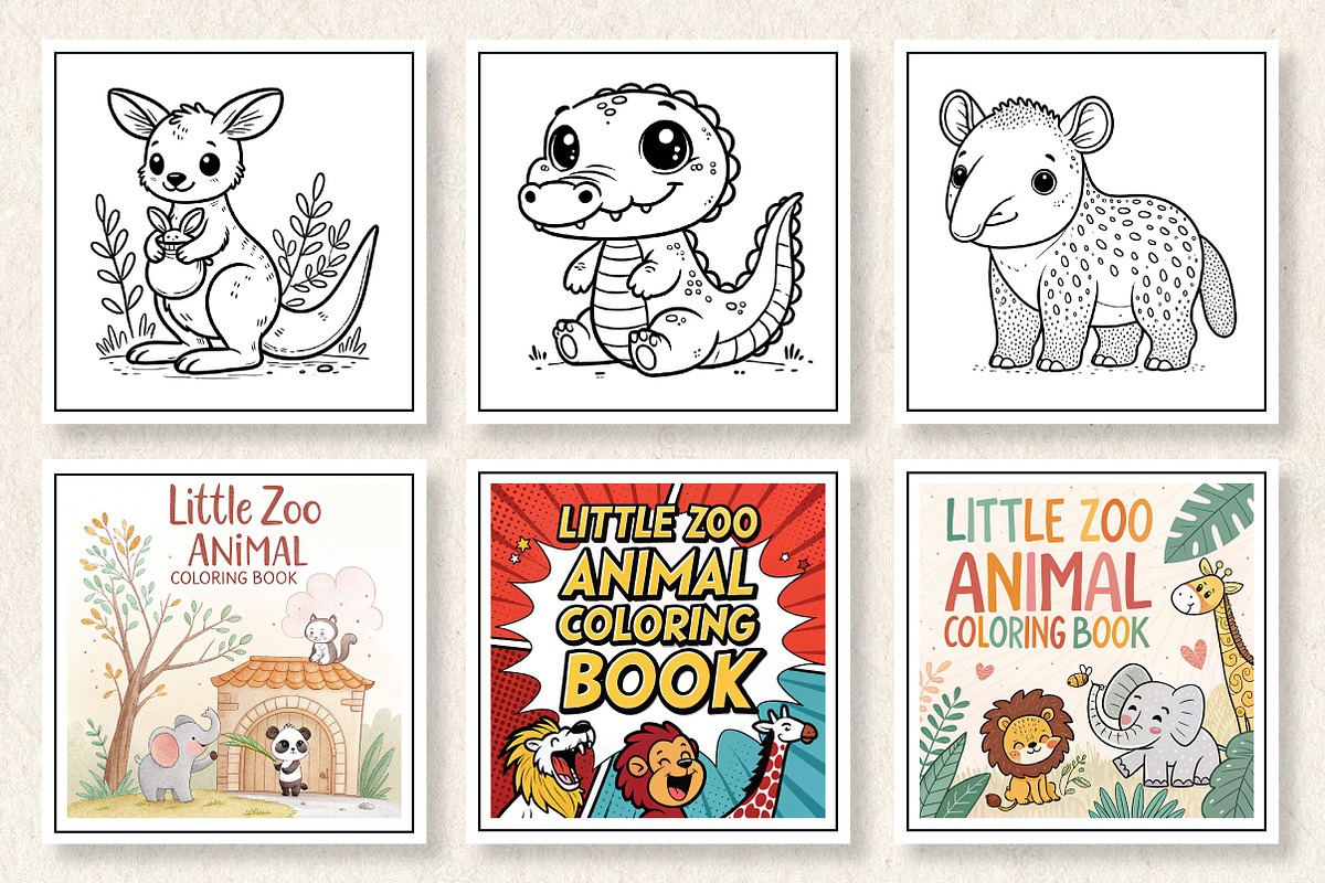 Little Zoo Animal Coloring Book, an Arts & Entertainment Photo by Wow Magic (Photo 3 of 3)