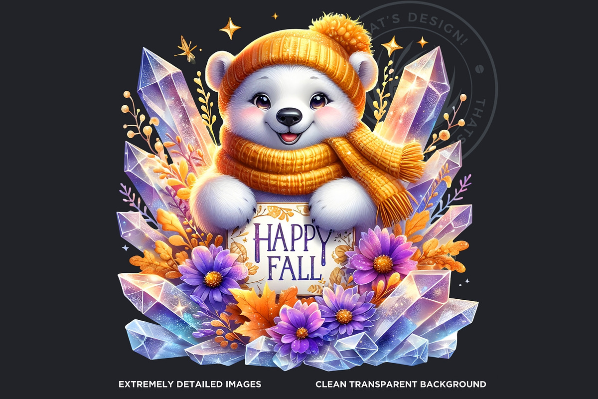 Autumn Cute animals with signs, a Seasonal Illustration by ThatsDesignArt (Photo 3 of 10)