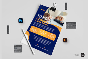 Tax & Consulting Flyer Template