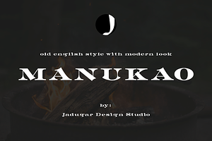 Manukao Bold Font