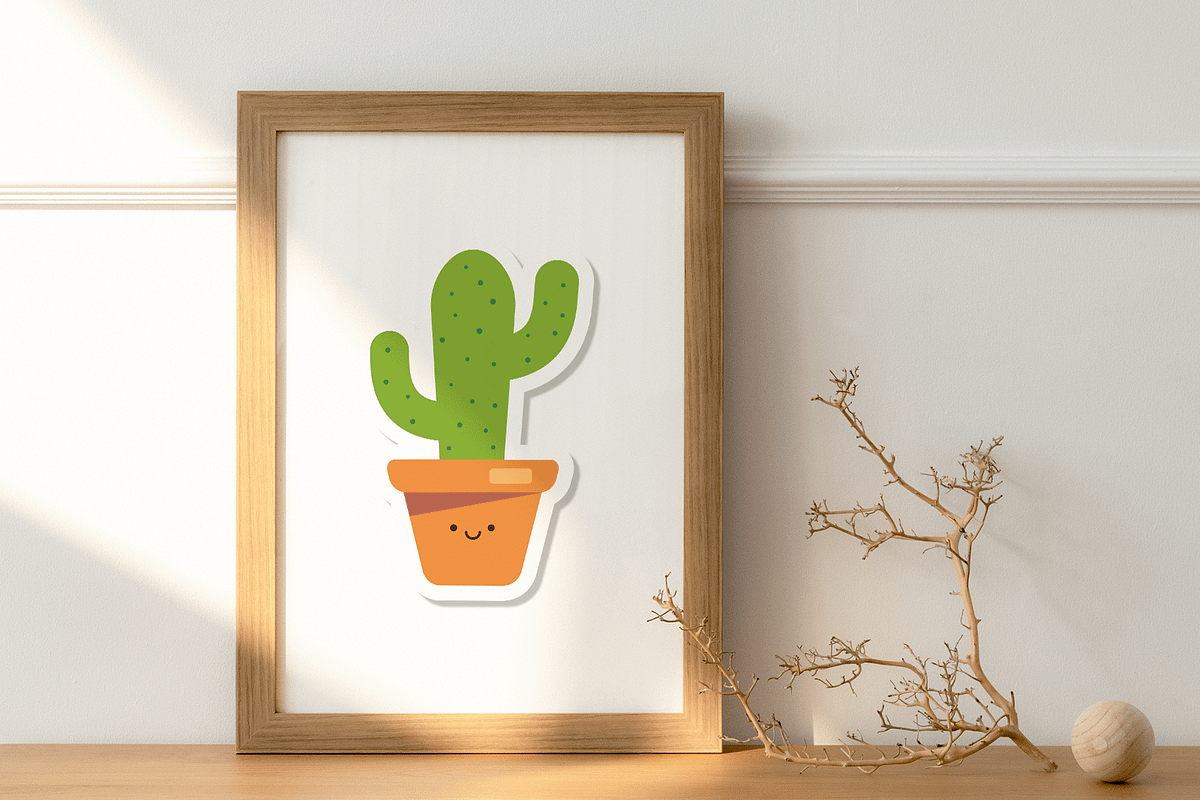Cute succulents and cactus stickers, an Object Graphic by Sabina_Ava (Photo 4 of 6)