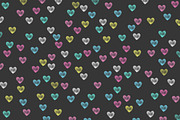 Watercolor heart Photoshop brushes, a Brush Add-On by Little Bean (Thumbnail 2 of 5)