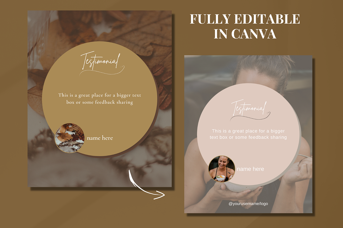 Autumn Themed Instagram Templates, a Social Media Template by SociallyyCreative (Photo 7 of 10)