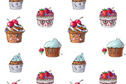 Coffe stories, muffins and coffee, a Food Illustration by fiolika (Thumbnail 3 of 6)