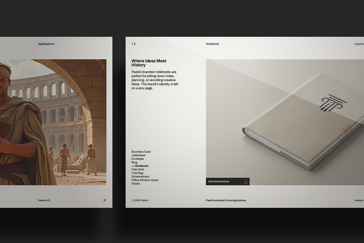 PastAI Proposal & Brand Guidelines, a Branding & Logo Template by One Pixel Man (Photo 9 of 12)