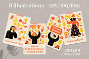 We are women set, a Background Graphic by Masha Naidzionysheva (Thumbnail 2 of 9)