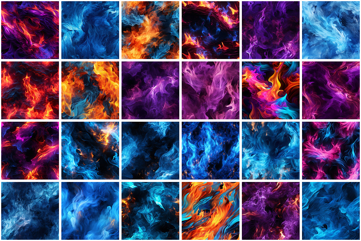 Fire Seamless Pattern, a Pattern Graphic by Forhadx5 (Photo 6 of 6)