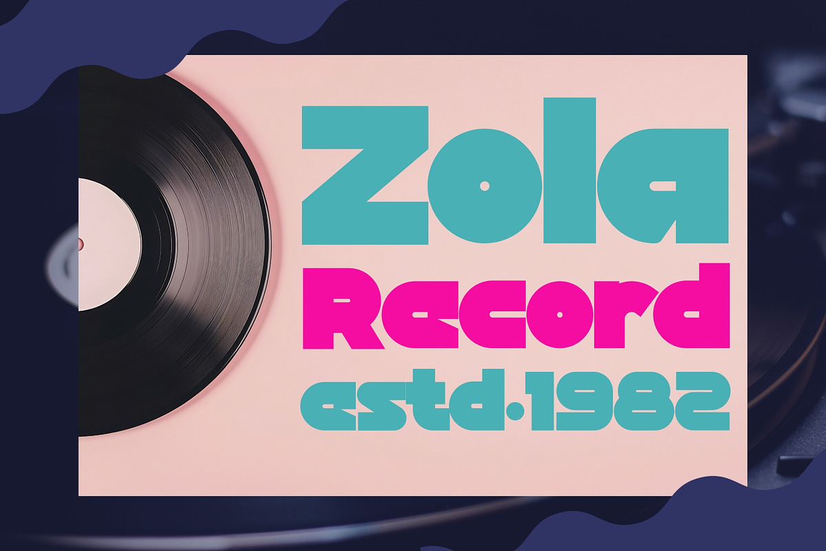 Zola-Modern Bold Display Sans Serif, a Font by BURSTYPE (Photo 4 of 7)
