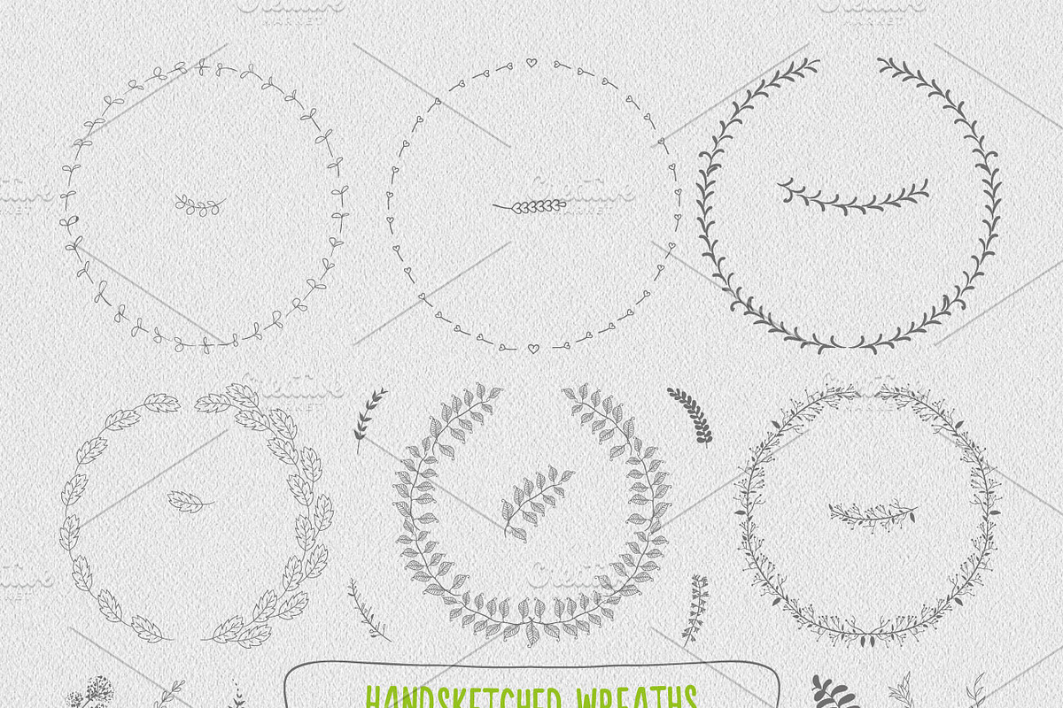 Finest Handsketched Wreaths, an Illustration by RSQB (Photo 2 of 3)