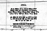 Dirty Stains - Ink Bleed Type, a Symbol Font by ikiiko (Thumbnail 6 of 7)
