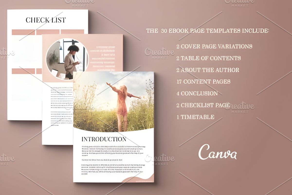 EBook Template for Canva, a Social Media Template by Ink Gallery (Photo 2 of 7)