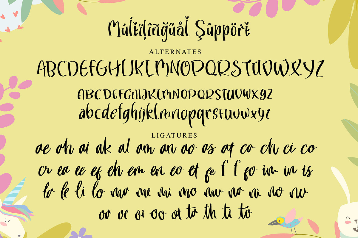 Rosted Charm, a Script Font by alit design (Photo 2 of 15)