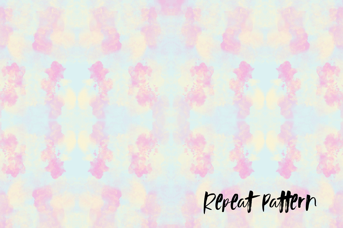 Pastel Tie-Dye Backgrounds, a Pattern Graphic by The Gypsy Goddess (Photo 11 of 11)