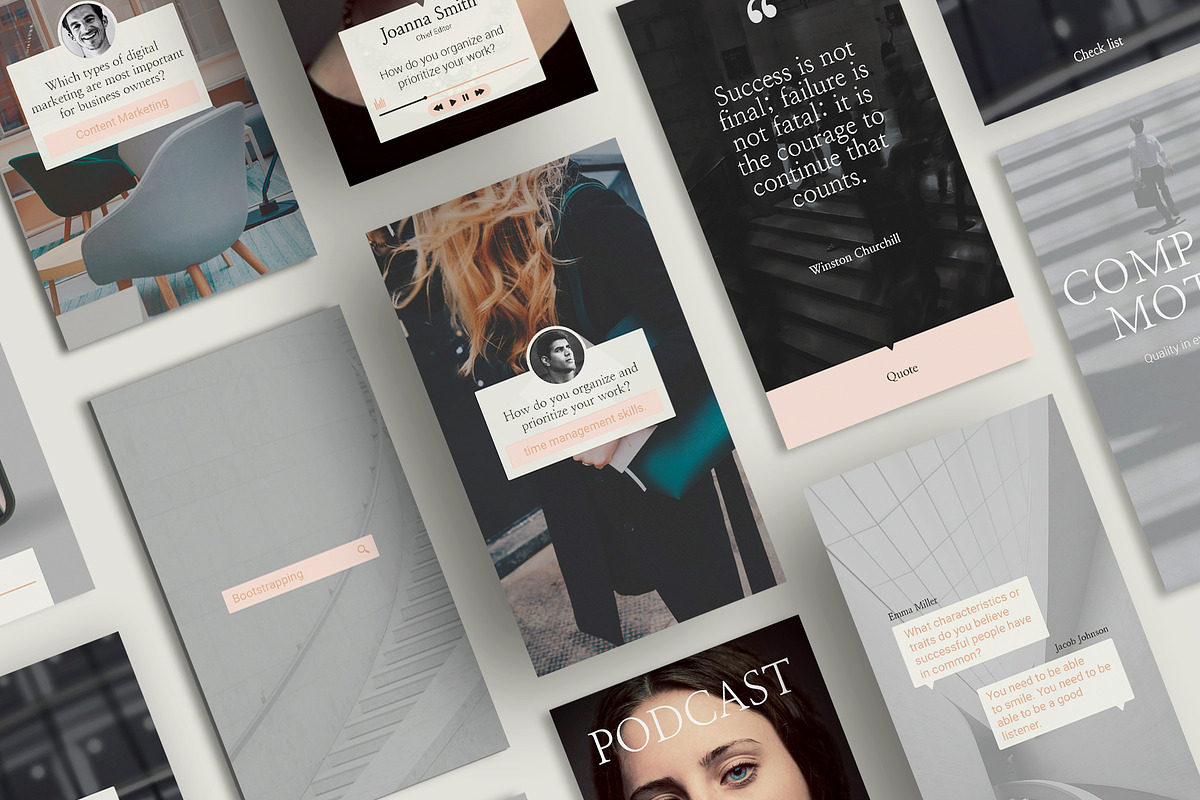 Insta Coach Notifications Templates, a Social Media Template by BlancheStudio (Photo 2 of 7)