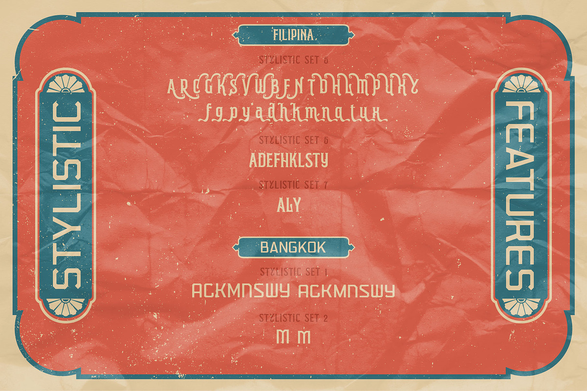 Young Fighter Vintage Display, a Serif Font by alit design (Photo 10 of 21)