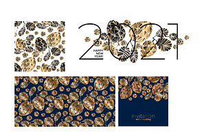 Elegant Luxury Pine Cones Patterns