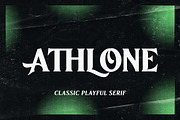 Athlone | Vintage Serif, a Font by Twicolabs Fontdation (Thumbnail 1 of 7)