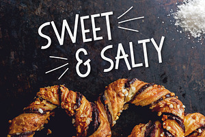 Sweet & Salty - A Bouncy Font