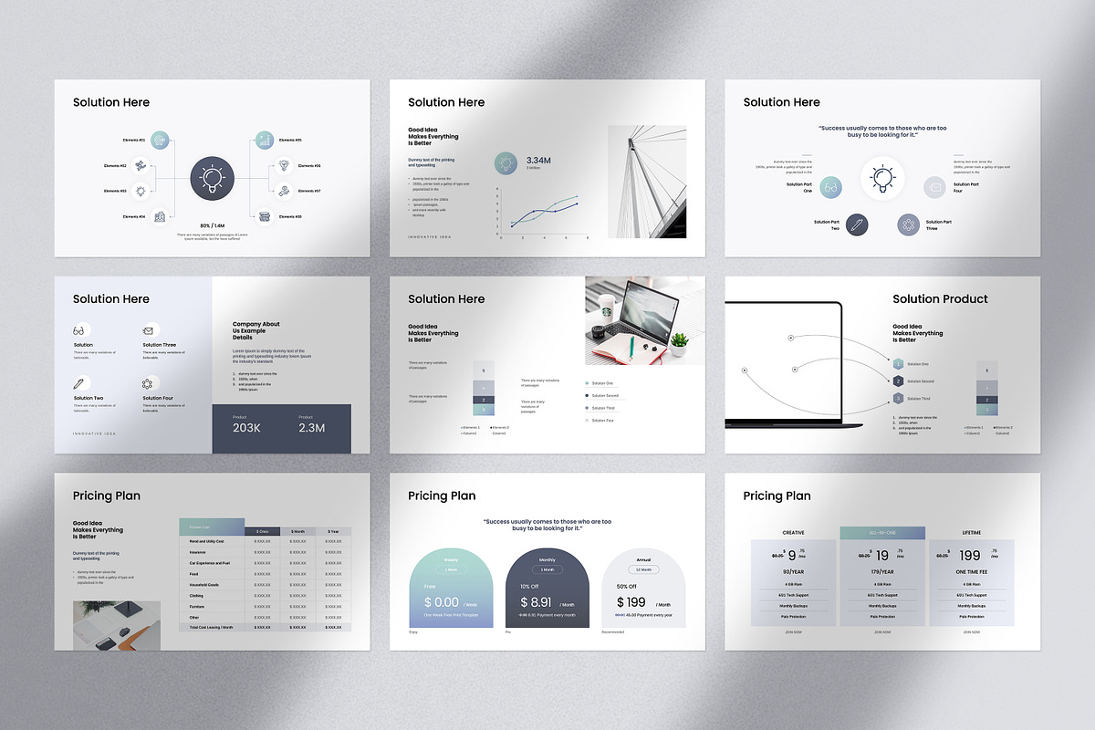Business Plan Presentation, a Presentation Template by GoldenPixelStudio (Photo 22 of 29)