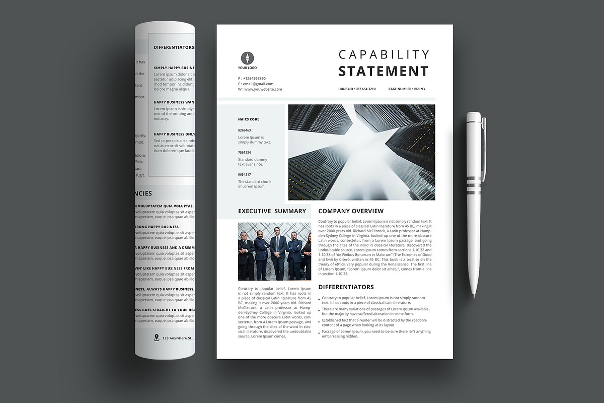 Capability Statement Templates preview 3