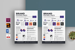 Brand Guidelines Poster Template