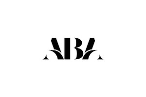 ABA initial logo, a Branding & Logo Template by ZHR Creative